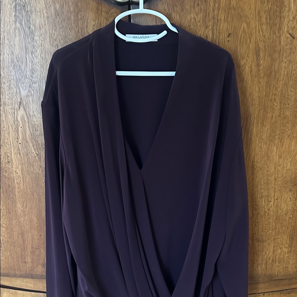 MM Lafleur Deep Purple Top